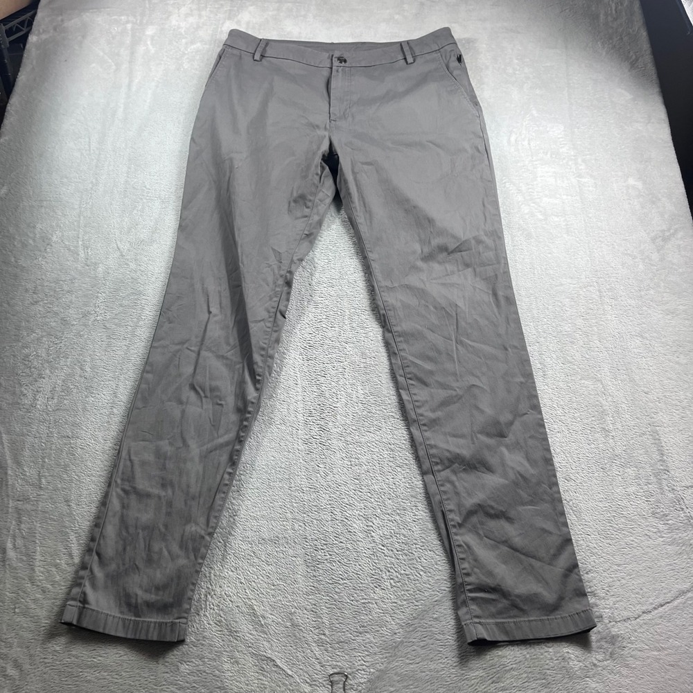 Birddogs Mens Boomstick Gray Lined Chino Pants 34x34 Stretch Casual Trousers